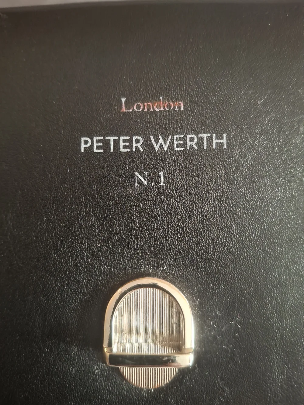 Peter Werth London Shoe Shine Kit Leather Case W Brush 3 Colors
